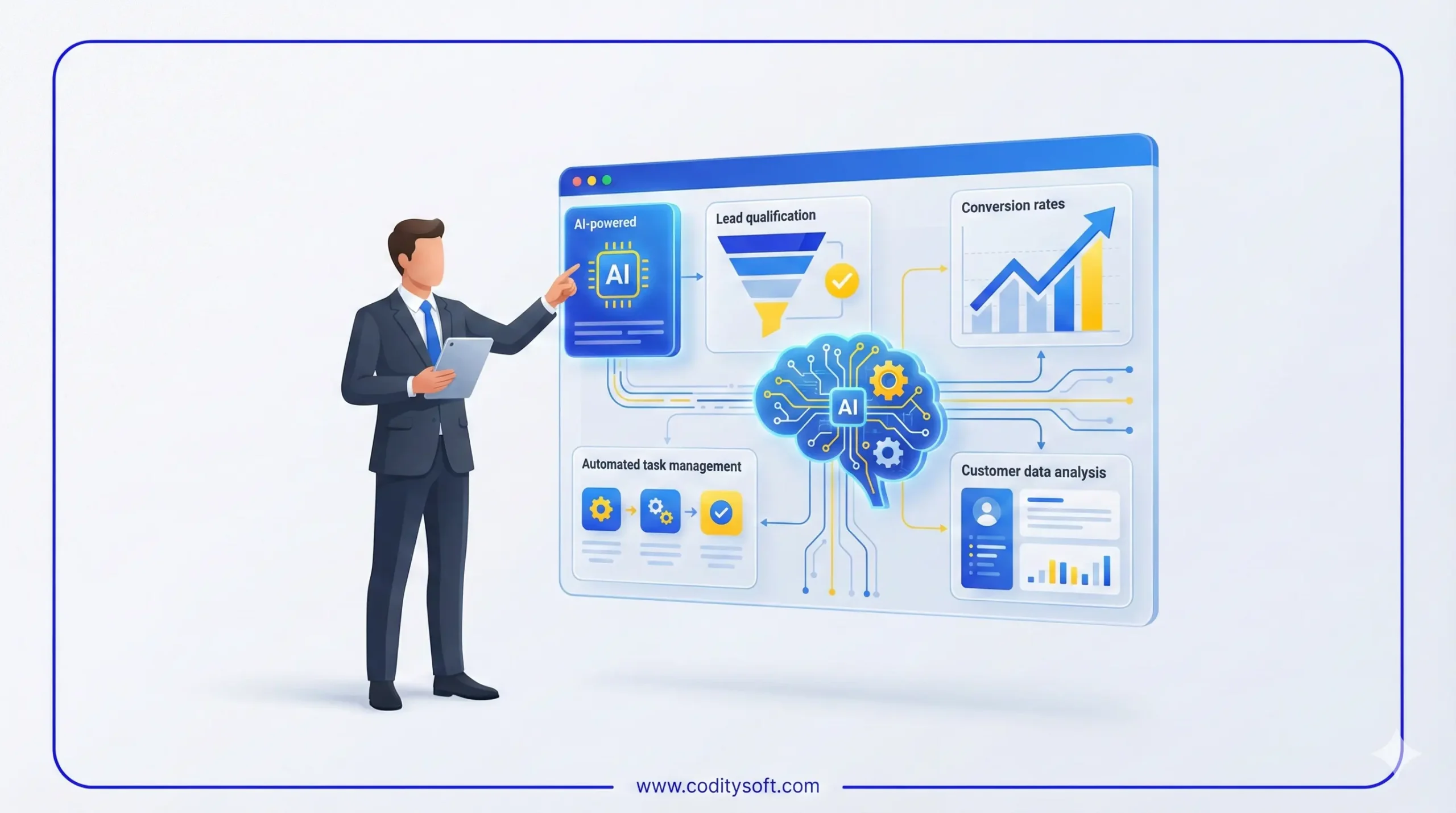 مزایای AI SDR در فروش: چگونه بهبود عملکرد تیم فروش را ممکن میکند