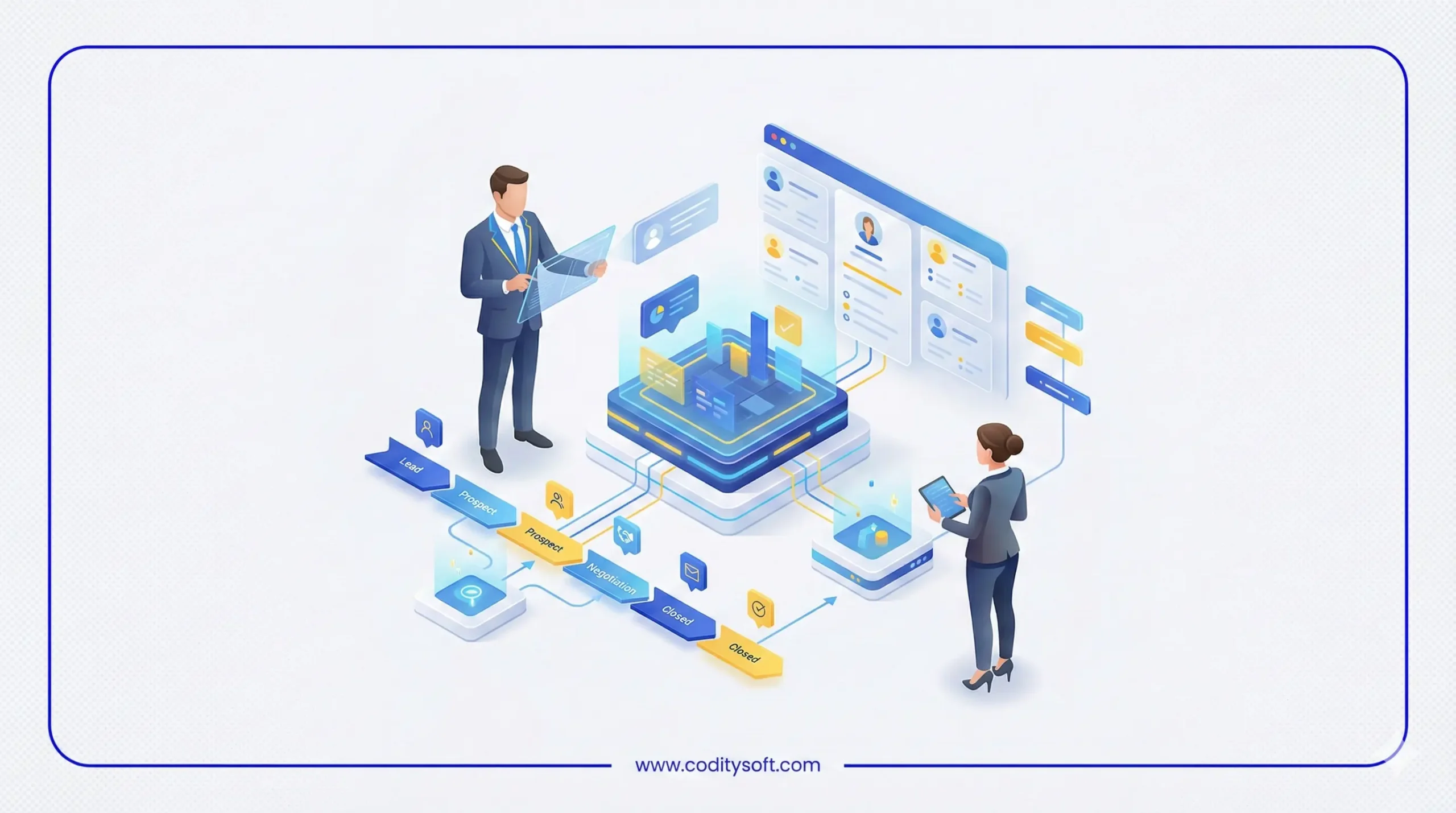 نرم افزار CRM شرکت ها؛ مدیریت هوشمند مشتریان برای رشد فروش