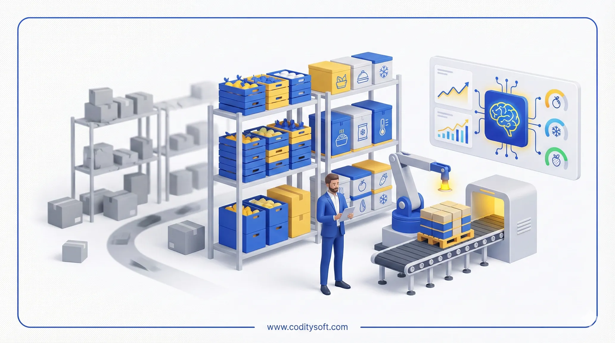 مزایای انبارداری هوشمند در صنایع غذایی