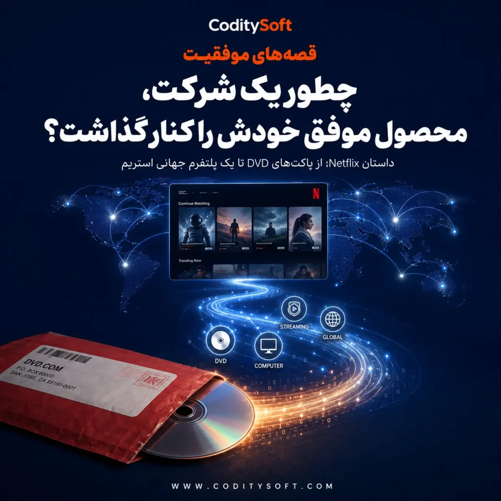 داستان موفقیت Netflix؛ شرکتی که خودش را تغییر داد